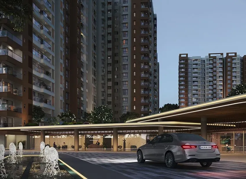 Prestige Grove Hills resort-style entrance